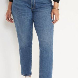 Old Navy Curvy High-Waisted O.G. Straight Ankle Jeans for Women Sz-28